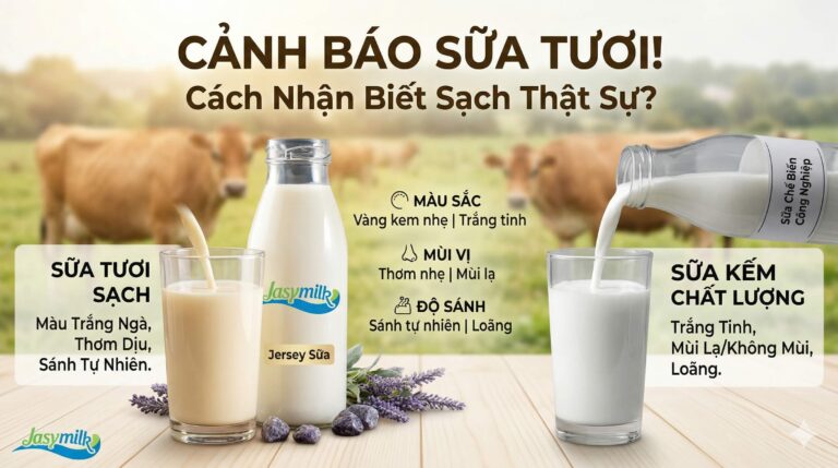 The most accurate way to distinguish between fresh, high-quality milk and low-quality milk.